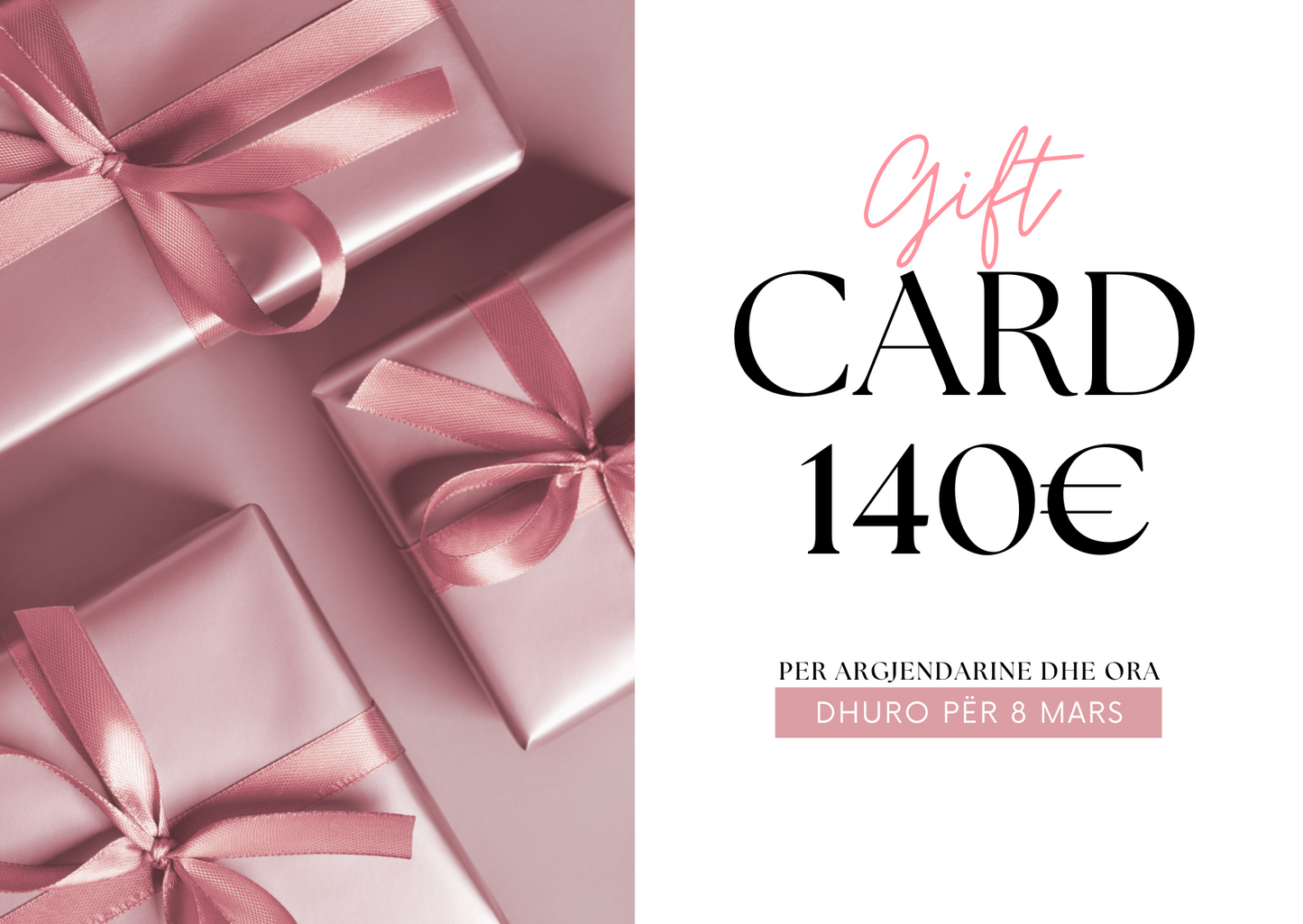 Gift Card : 140€