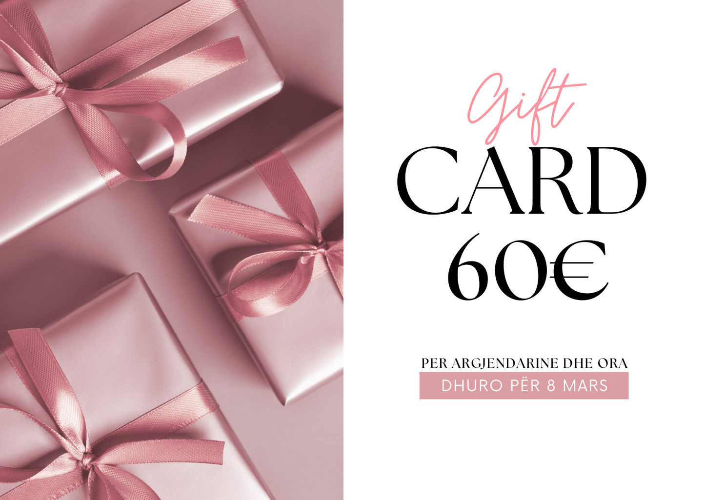 Gift Card : 60€