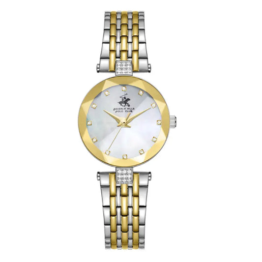 Beverly Hills Polo Club BP3899X.220 - Orë femrash dy-ngjyreshe ari/argjend me fytyrë të bardhë